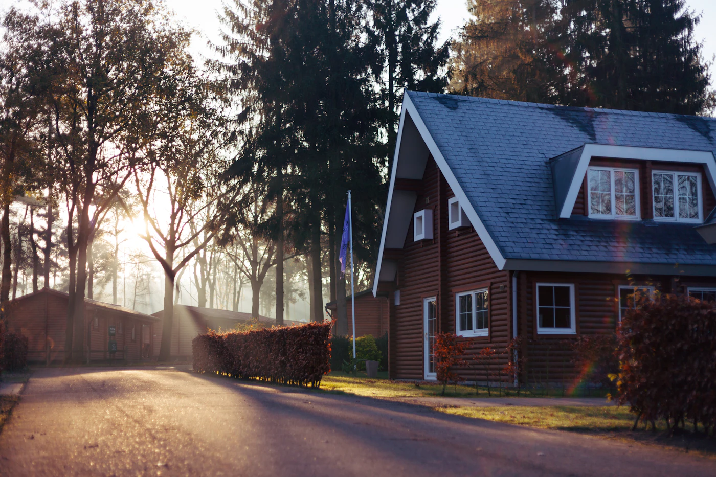 Placeholder photograph of a house