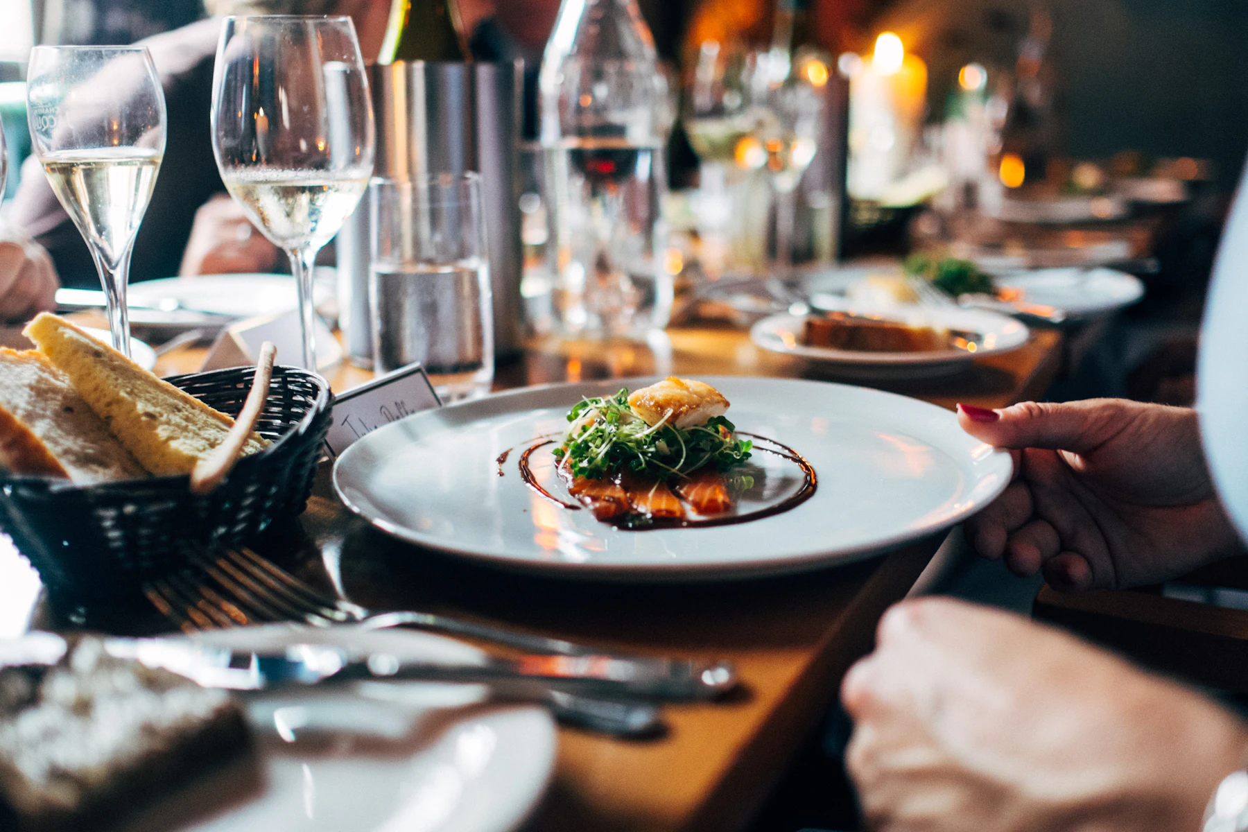 Placeholder photograph of a plated meal