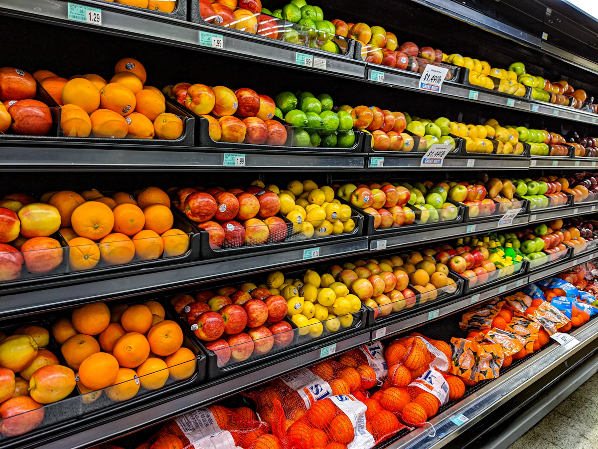 Placeholder photograph of stocked shelves