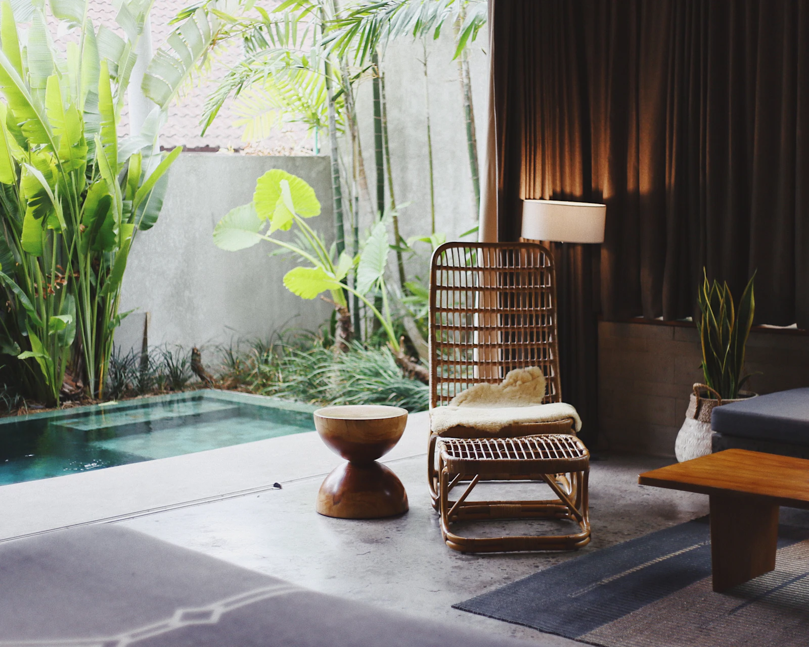Placeholder photograph of a spa lounge